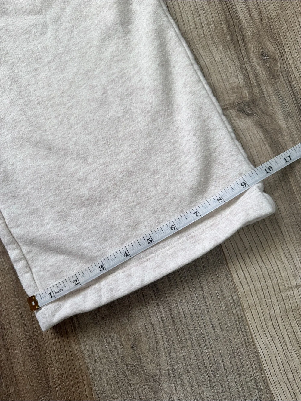 GAP Kids Cream/Light Beige Hoodie & Wide Leg Sweatpants 2 Peace Set Size 10/12